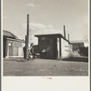Hooverville shack with outdoor store. This man obtains seasonal employment in the Yakima and Willamette fruit orchards. [Portland,] Oregon