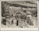 Constructing a stock trail to the Deschutes River. Central Oregon