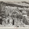 Constructing a stock trail to the Deschutes River. Central Oregon