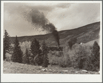 Freight train going upgrade. Eagle County, Colorado