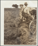 Alfred Peterson, tenant purchase borrower, plowing on his farmstead. Mesa County, Colorado