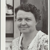 Mrs. Thomas Beede, wife of resettlement borrower. Western Slope Farms, Colorado