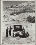 Vernon Evans and family of Lemmon, South Dakota, near Missoula, Montana. Leaving the grasshopper-ridden and drought-stricken area for a new start in Oregon or Washington