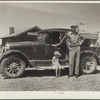 North Dakota farm family moving to Idaho at port of entry near Miles City, Montana