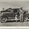 North Dakota farm family moving to Idaho at port of entry near Miles City, Montana