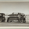 Farm family from the North Dakota drought area moving west through Montana