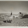 Barnyard scene of farm near Bickleton, Washington
