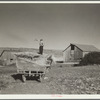 Barnyard scene of farm near Bickleton, Washington