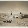 Barnyard scene of farm near Bickleton, Washington