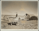 Barnyard scene of farm near Bickleton, Washington