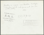 Gully on farm near Bickleton, Washington. (Note how ground under fence post has been washed away)