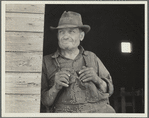Farmer of the drought area. Beach, North Dakota