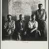 North Dakota farmers waiting for their grants in Resettlement Administration Office. North Dakota