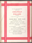 Ziegfeld Follies souvenir program