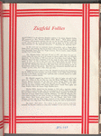 Ziegfeld Follies souvenir program