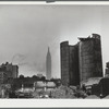 Construction work on lower part of the East River Drive. New York City