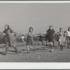 Singing games in the school yard, homestead school. Dailey, West Virginia