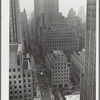 50th Street looking east. Rockefeller Center, New York City