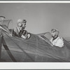 Students and instructor preparing for take off. Meacham Field, Fort Worth, Texas