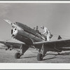 Students and instructor preparing for take off. Meacham Field, Fort Worth, Texas