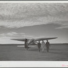 Returning from practice flight. Meacham Field, Fort Worth, Texas