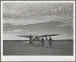 Returning from practice flight. Meacham Field, Fort Worth, Texas