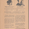 Educational Alliance Auditorium...announcement of the concert and dramatic series, 1904-1905