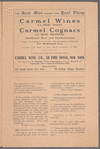 Educational Alliance Auditorium...announcement of the concert and dramatic series, 1904-1905