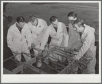 Fort Worth, Texas. Meacham Field. Students learning about wing construction