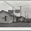 U.S. Highway 80, Texas, between Dallas and Fort Worth. Roadside stand