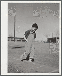 Playing hop-scotch. Robstown, Texas
