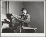 Ironing room. Robstown camp, Texas