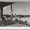 Campers waiting their turn at clinic. Robstown camp, Texas