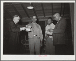 First aid classes at community center. FSA (Farm Security Administration) camp, Robstown, Texas