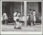 Community laundry. FSA (Farm Security Administration) camp, Robstown, Texas