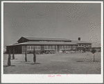 Community center building. FSA (Farm Security Administration) camp, Robstown, Texas