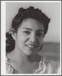 Young Latin-American girl. FSA (Farm Security Administration) camp, Robstown, Texas