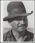 Migratory farm worker. Robstown camp, Robstown, Texas
