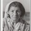 Migratory worker's wife. FSA (Farm Security Administration) camp, Robstown, Texas Robstown, Texas