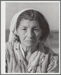 Migratory worker's wife. FSA (Farm Security Administration) camp, Robstown, Texas Robstown, Texas