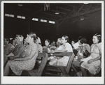 Health and sanitation committee meeting. FSA (Farm Security Administration) camp, Robstown, Texas