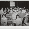 Health and sanitation committee meeting. Robstown FSA (Farm Security Administration) camp, Texas