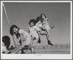 Nursery school playground. Robstown camp, Texas