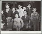 Children at Saturday night dance. Robstown camp, Texas