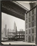 Brooklyn Bridge, Water and Dock Streets, looking Southwest