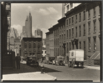 Willow and Poplar Street, Looking east, sic, view is actually looking toward Manhattan