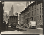 Willow and Poplar Street, Looking east, sic, view is actually looking toward Manhattan