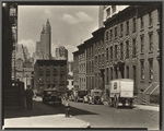 Willow and Poplar Street, Looking East, sic, view is actually looking toward Manhattan