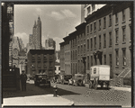 Willow and Poplar Street, Looking East, sic, view is actually looking toward Manhattan