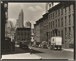 Willow and Poplar Street, Looking East, sic, view is actually looking toward Manhattan
